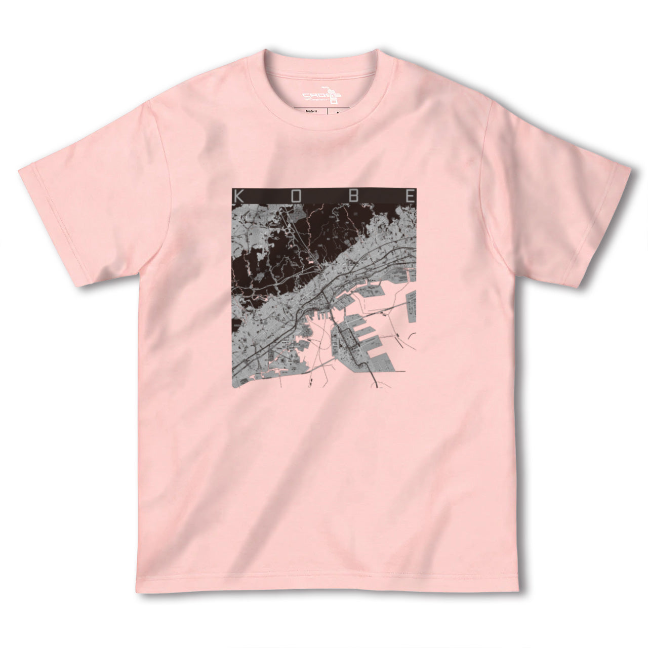 【神戸(兵庫県)】地図柄ヘビーウェイトTシャツ