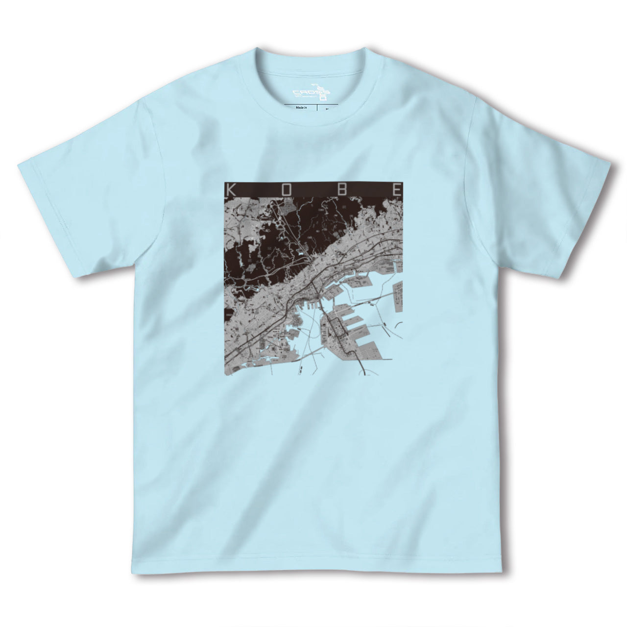 【神戸(兵庫県)】地図柄ヘビーウェイトTシャツ