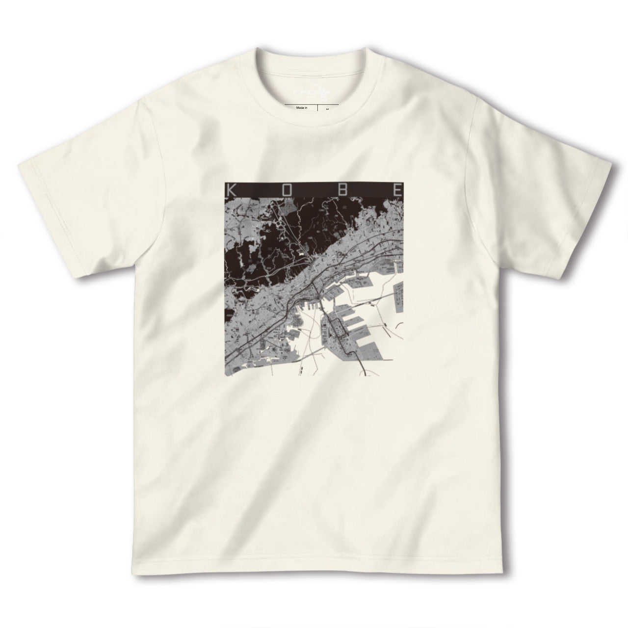 【神戸(兵庫県)】地図柄ヘビーウェイトTシャツ