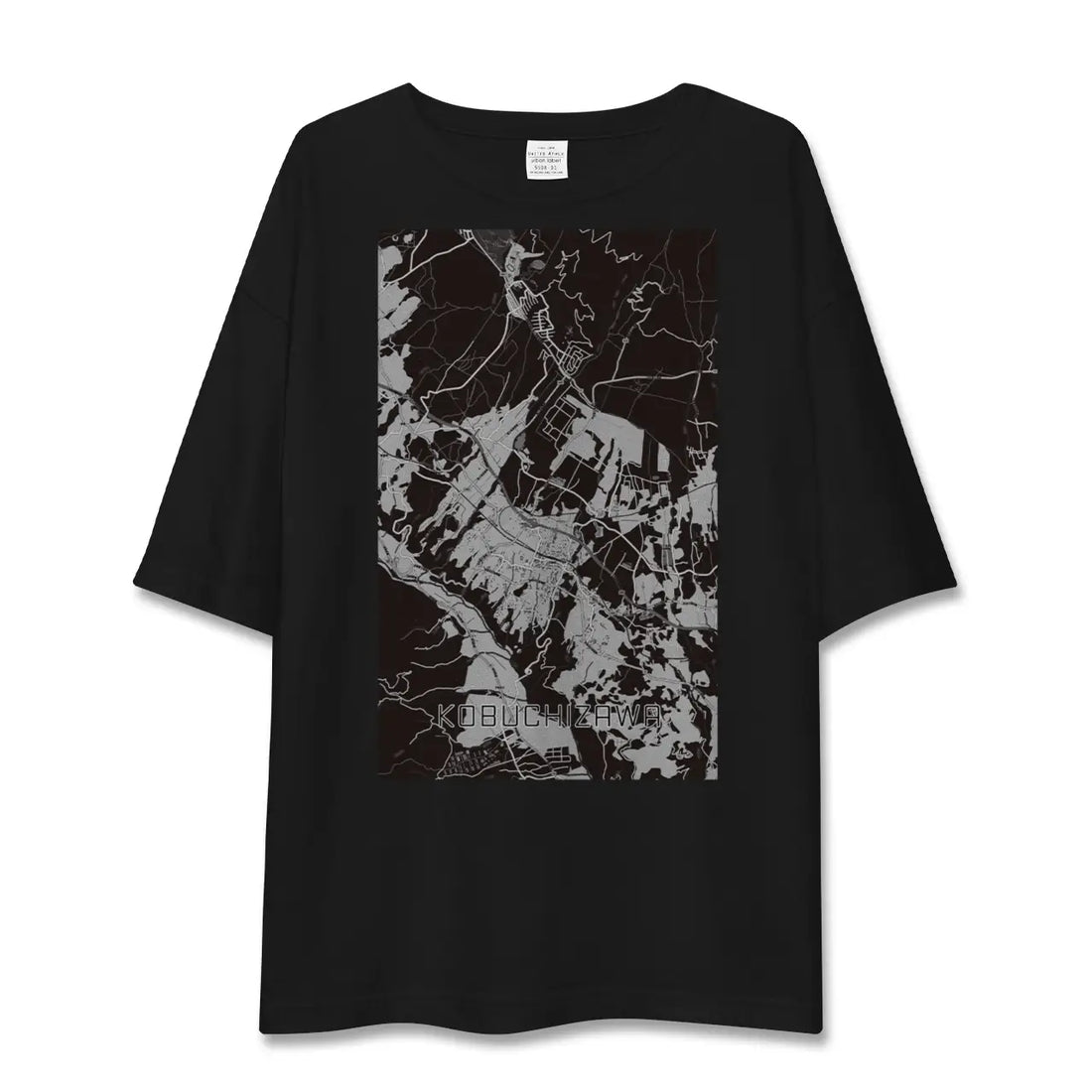 【小淵沢(山梨県)】地図柄ビッグシルエットTシャツ