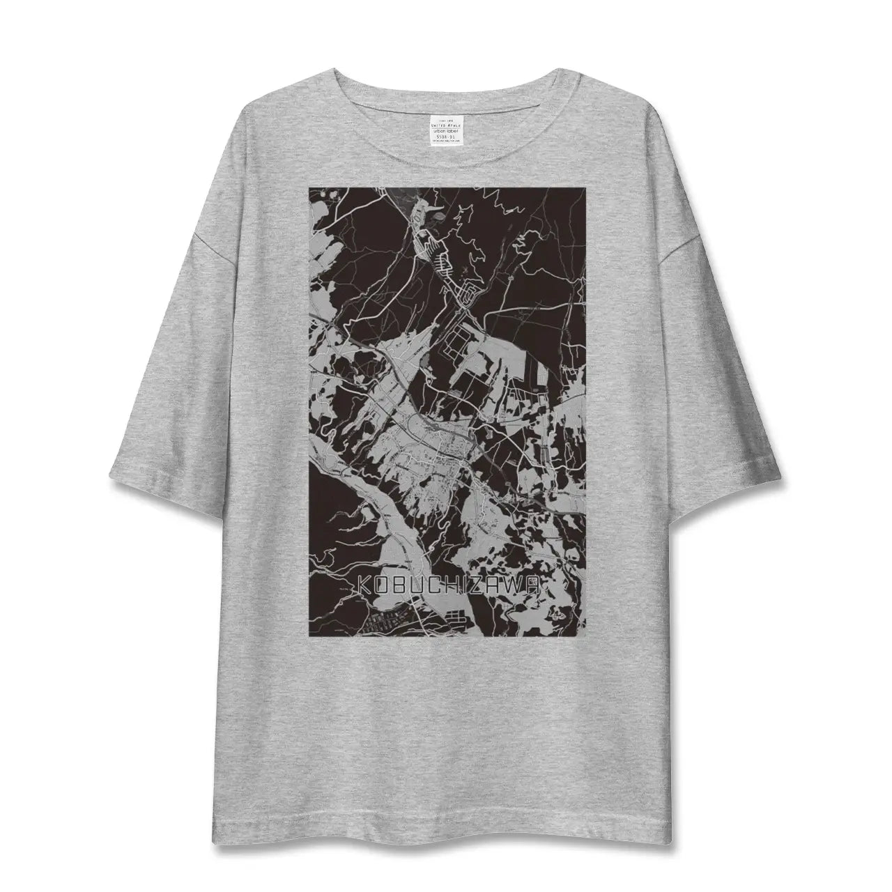 【小淵沢(山梨県)】地図柄ビッグシルエットTシャツ