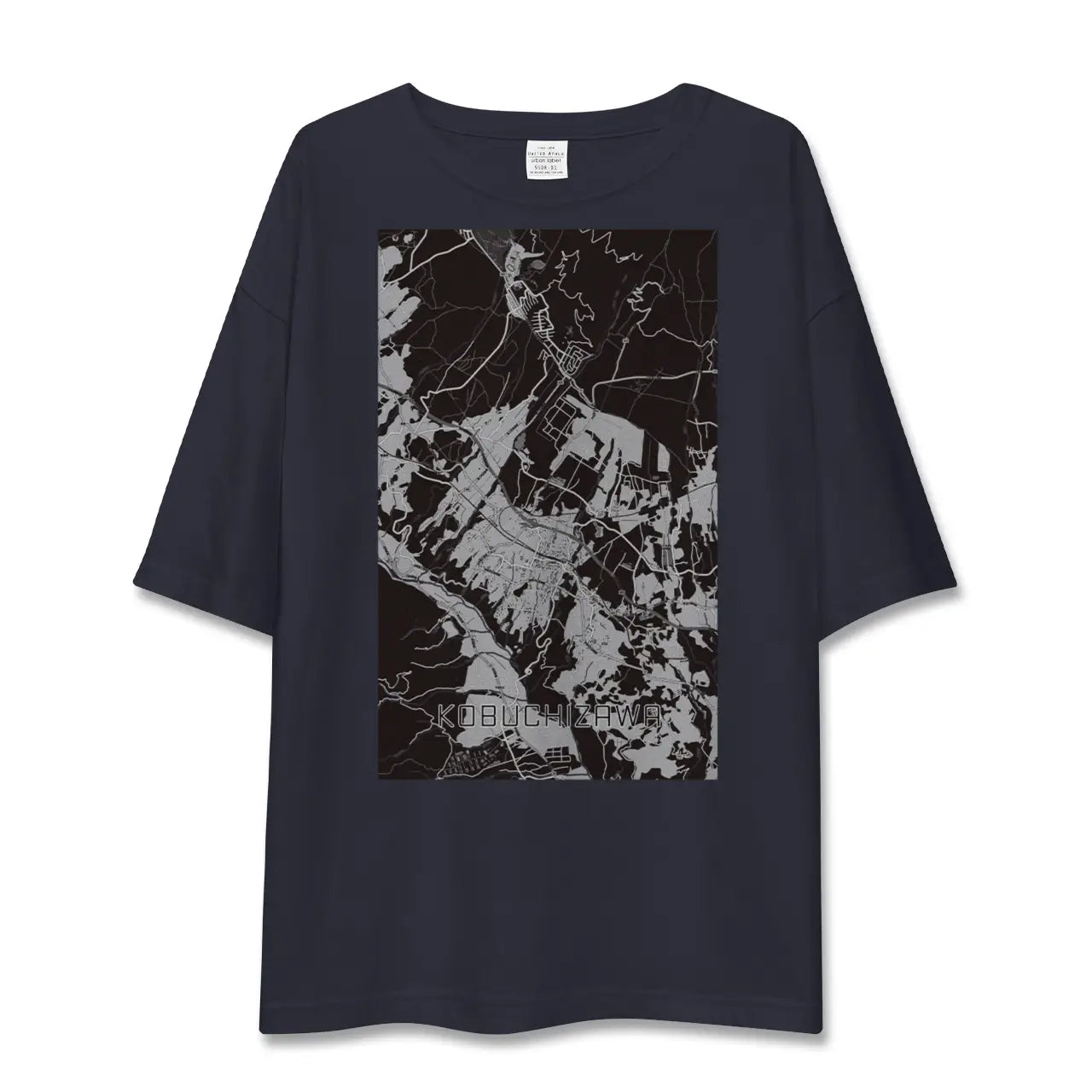 【小淵沢(山梨県)】地図柄ビッグシルエットTシャツ