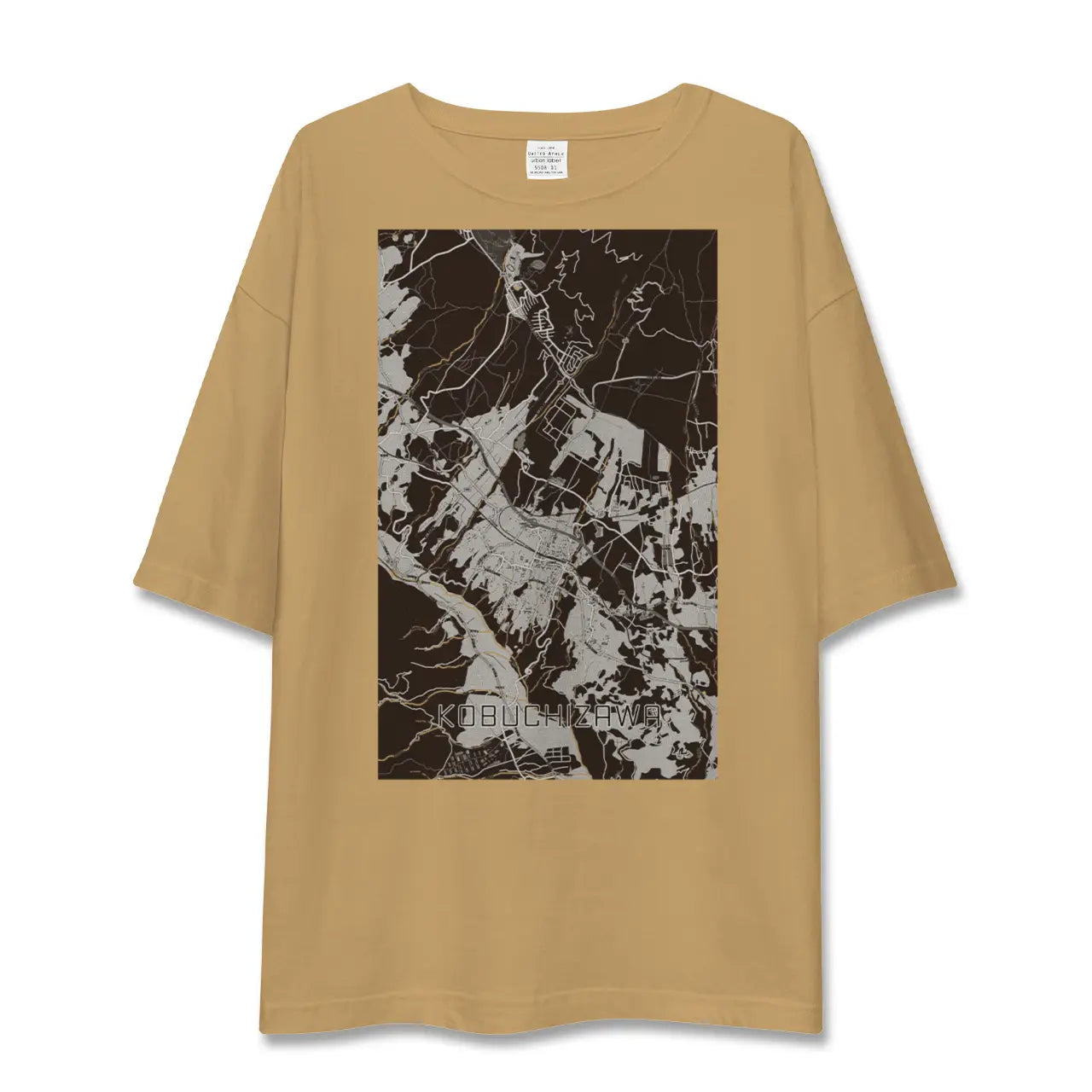 【小淵沢(山梨県)】地図柄ビッグシルエットTシャツ