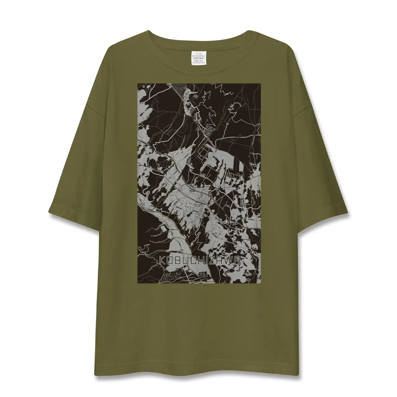 【小淵沢(山梨県)】地図柄ビッグシルエットTシャツ