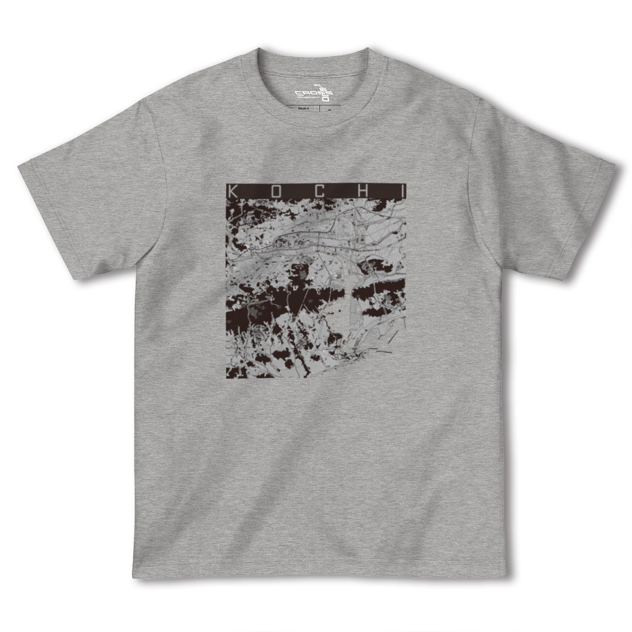 【高知(高知県)】地図柄ヘビーウェイトTシャツ