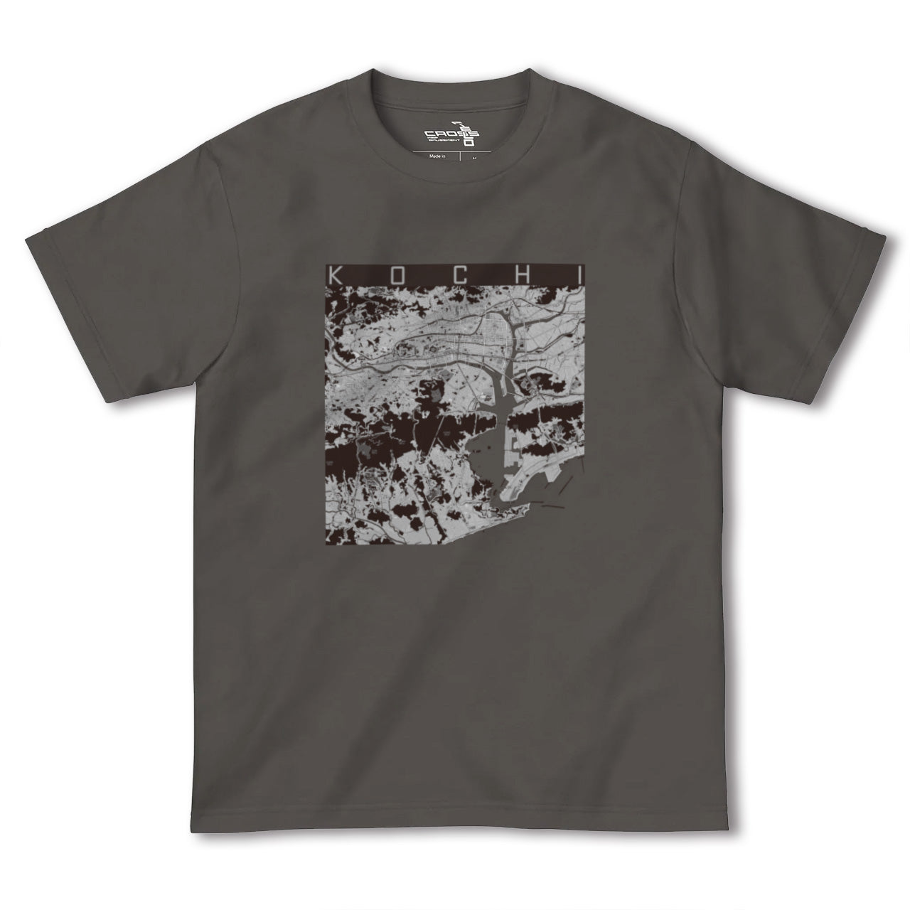 【高知(高知県)】地図柄ヘビーウェイトTシャツ