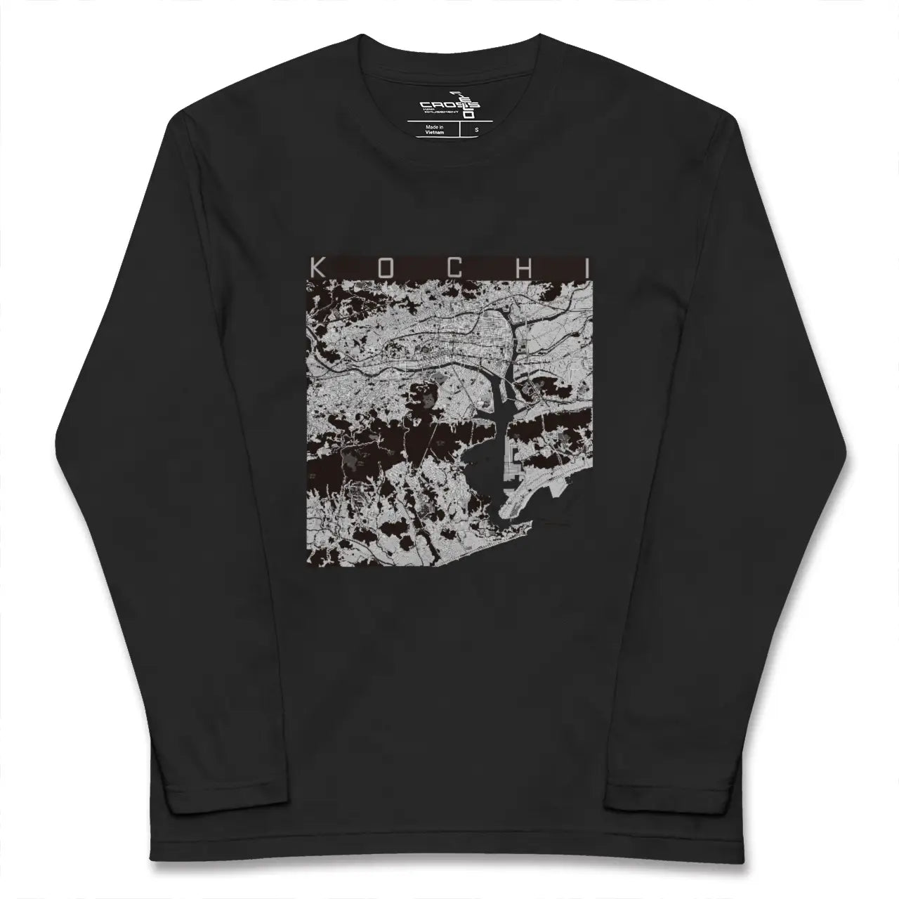 【高知(高知県)】地図柄ロングスリーブTシャツ