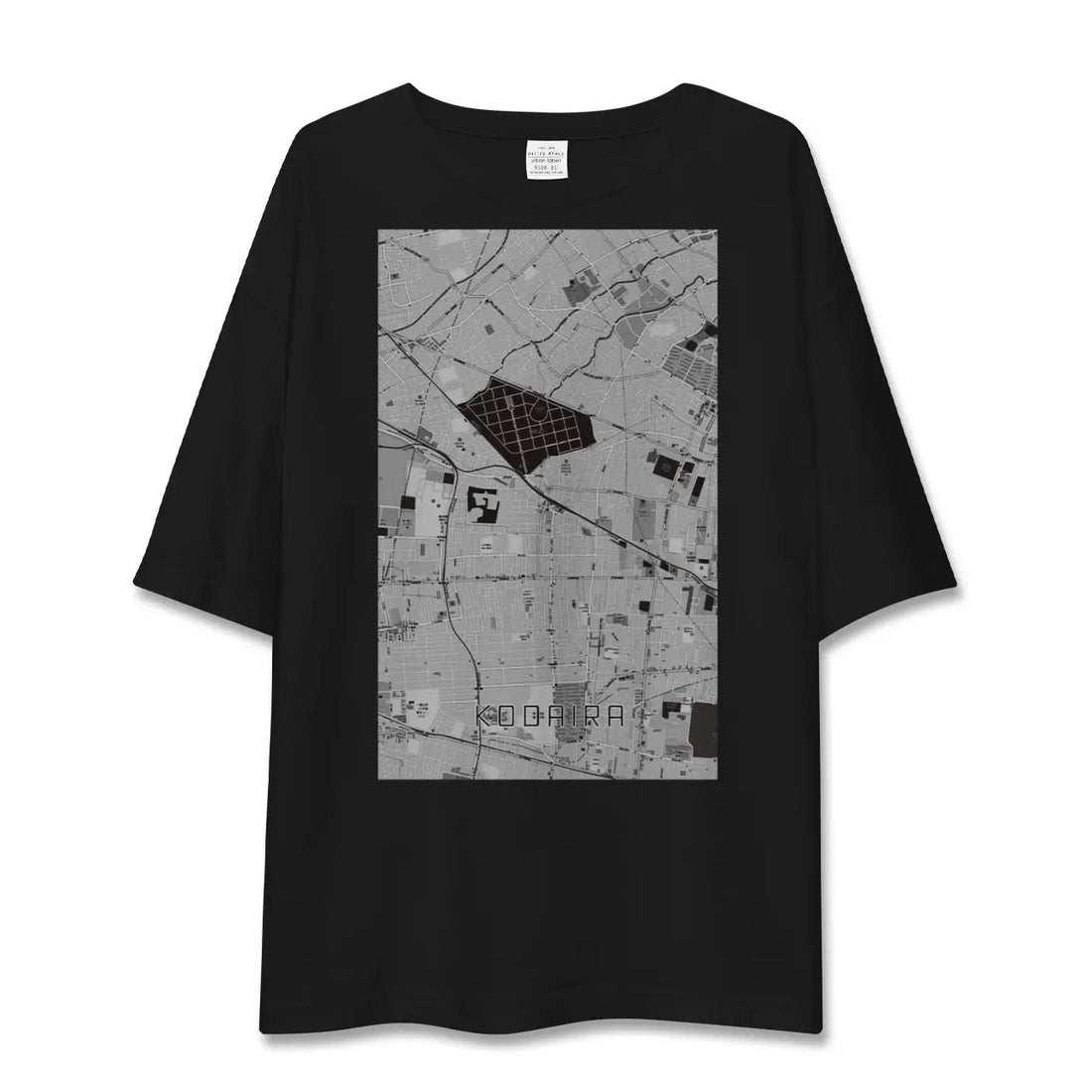 【小平(東京都)】地図柄ビッグシルエットTシャツ