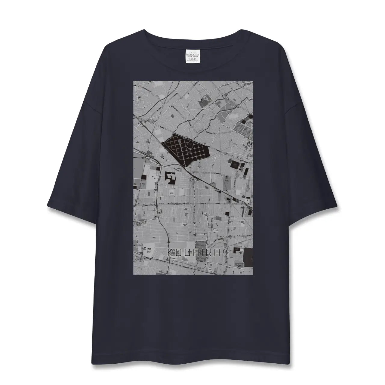 【小平(東京都)】地図柄ビッグシルエットTシャツ