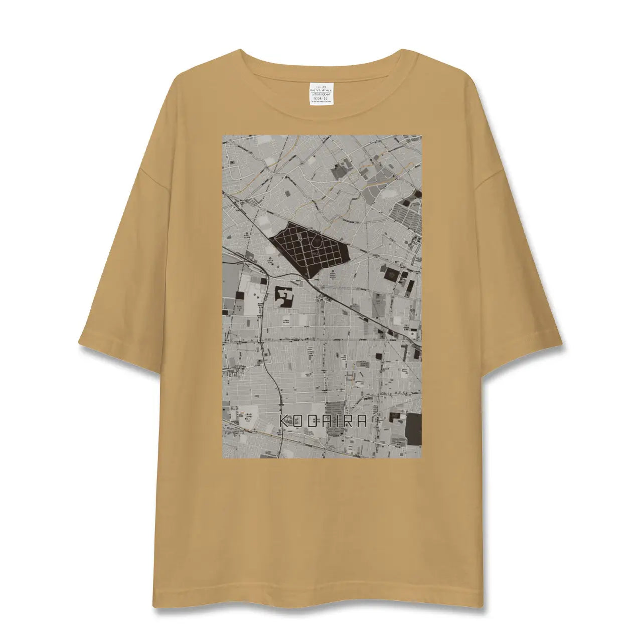 【小平(東京都)】地図柄ビッグシルエットTシャツ