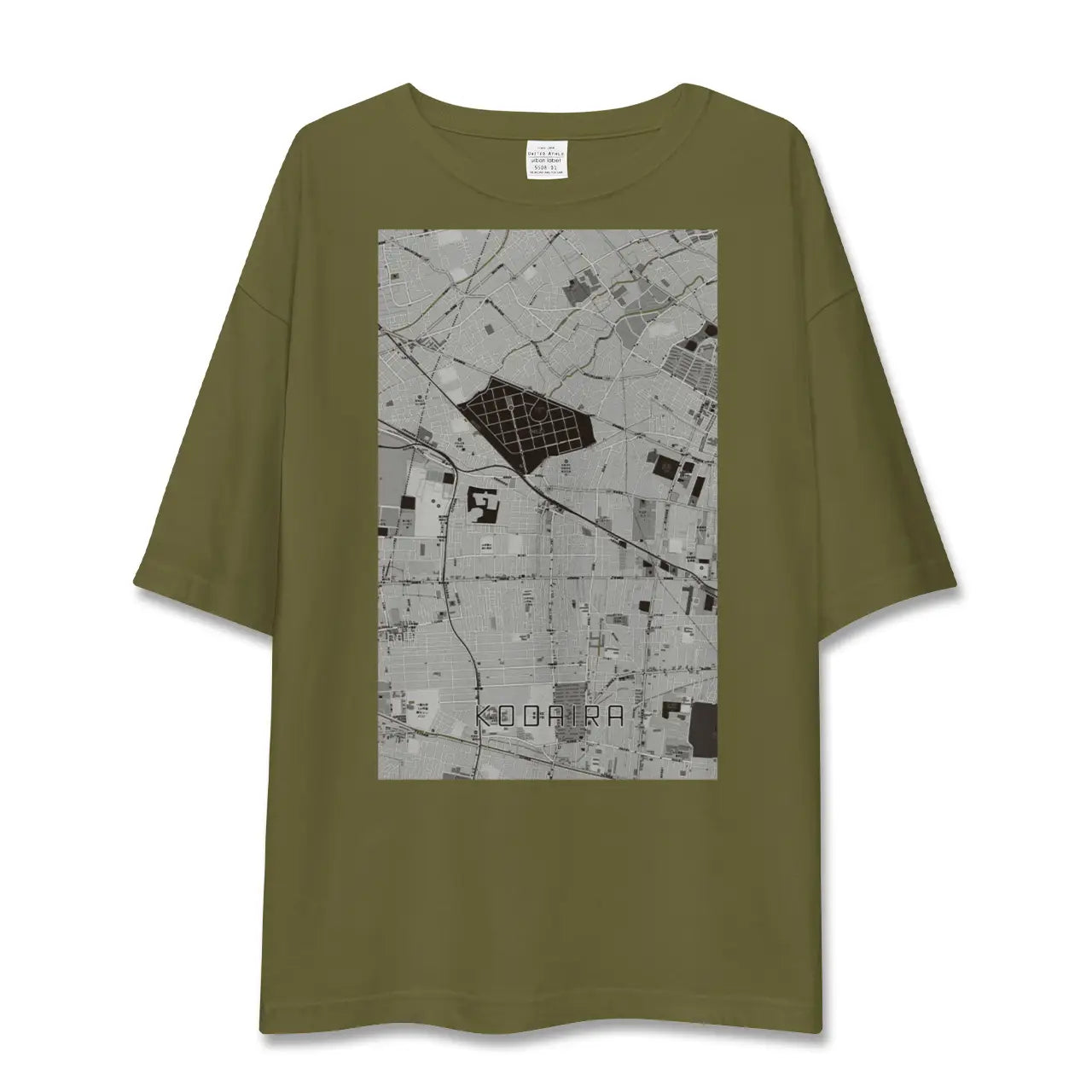 【小平(東京都)】地図柄ビッグシルエットTシャツ