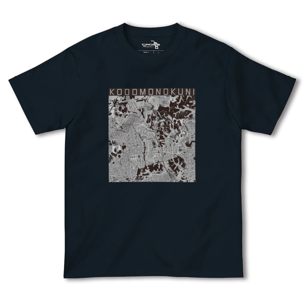 【こどもの国(神奈川県)】地図柄ヘビーウェイトTシャツ