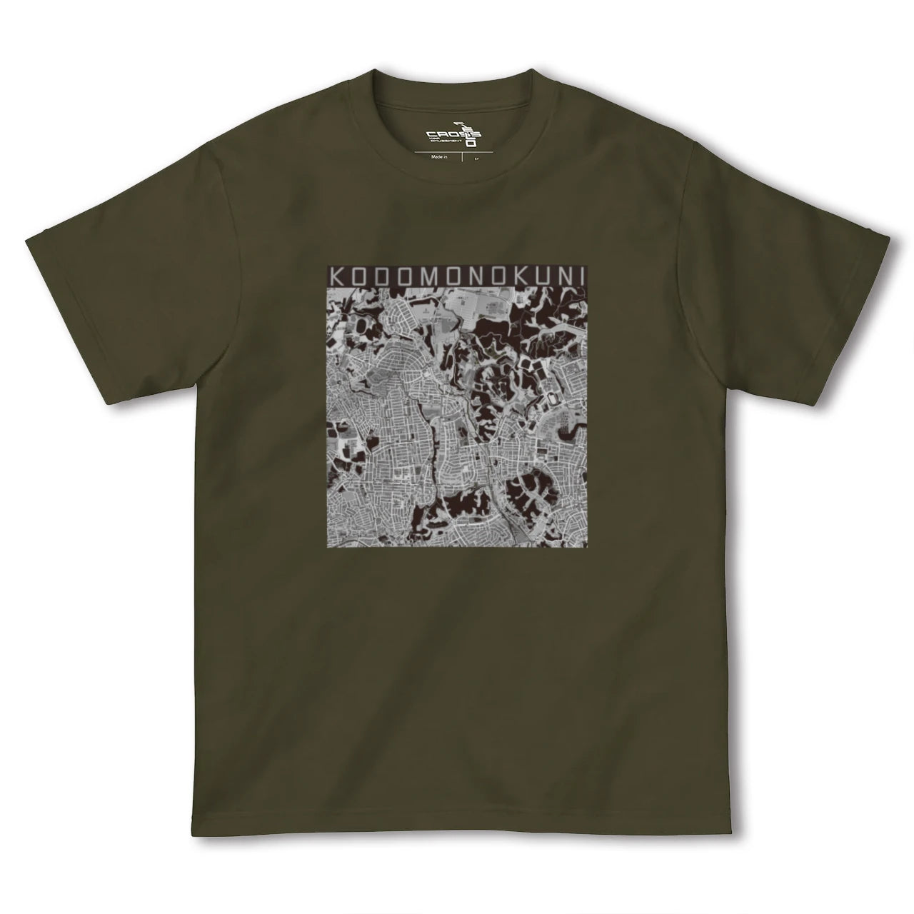 【こどもの国(神奈川県)】地図柄ヘビーウェイトTシャツ