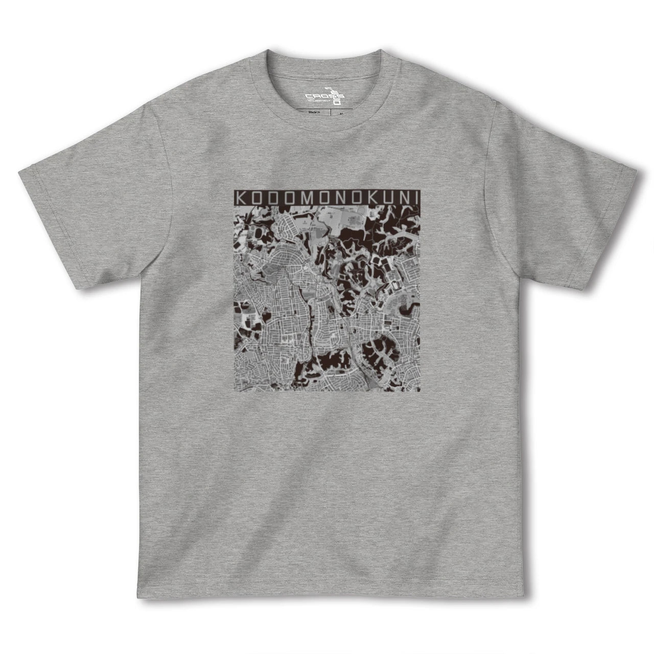 【こどもの国(神奈川県)】地図柄ヘビーウェイトTシャツ