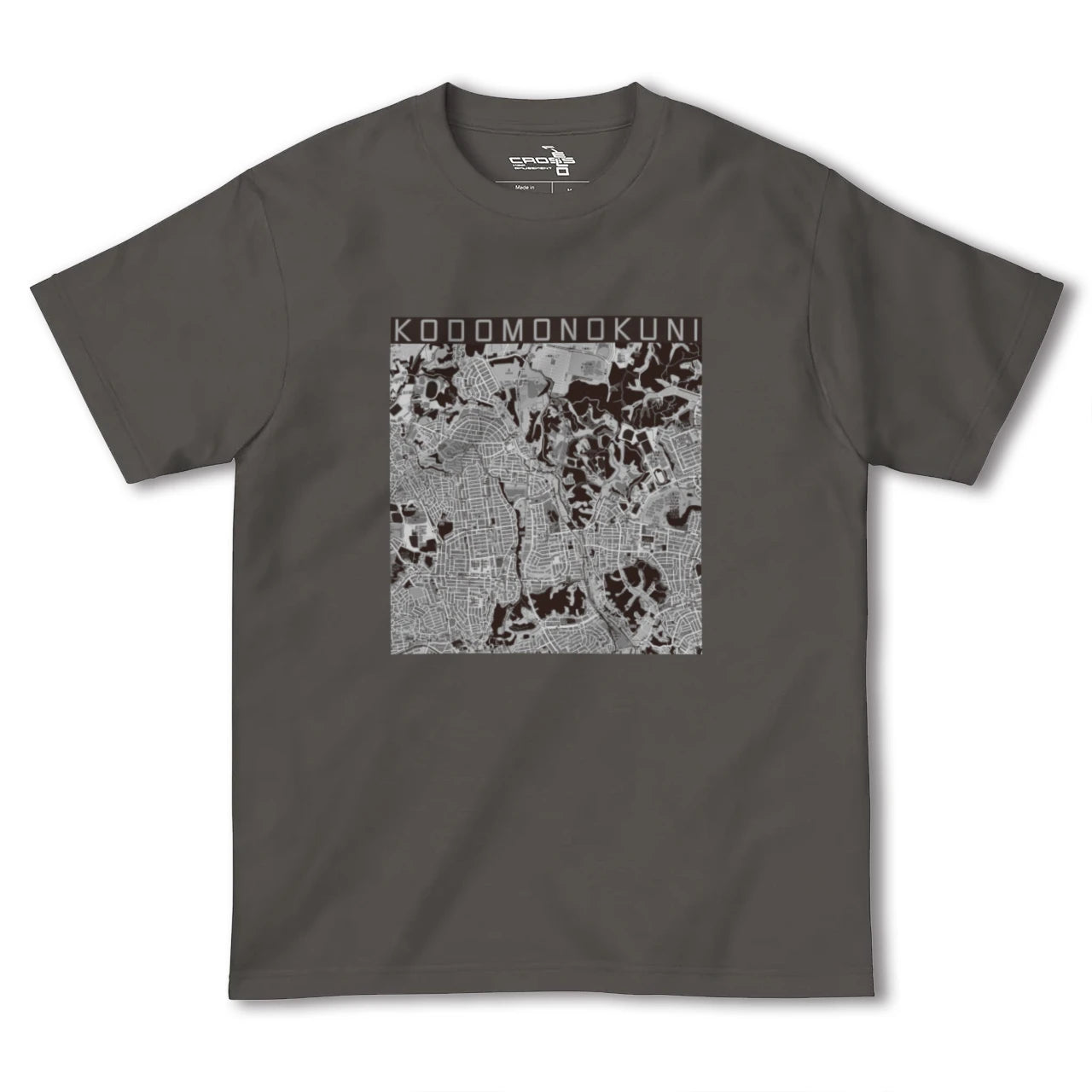 【こどもの国(神奈川県)】地図柄ヘビーウェイトTシャツ