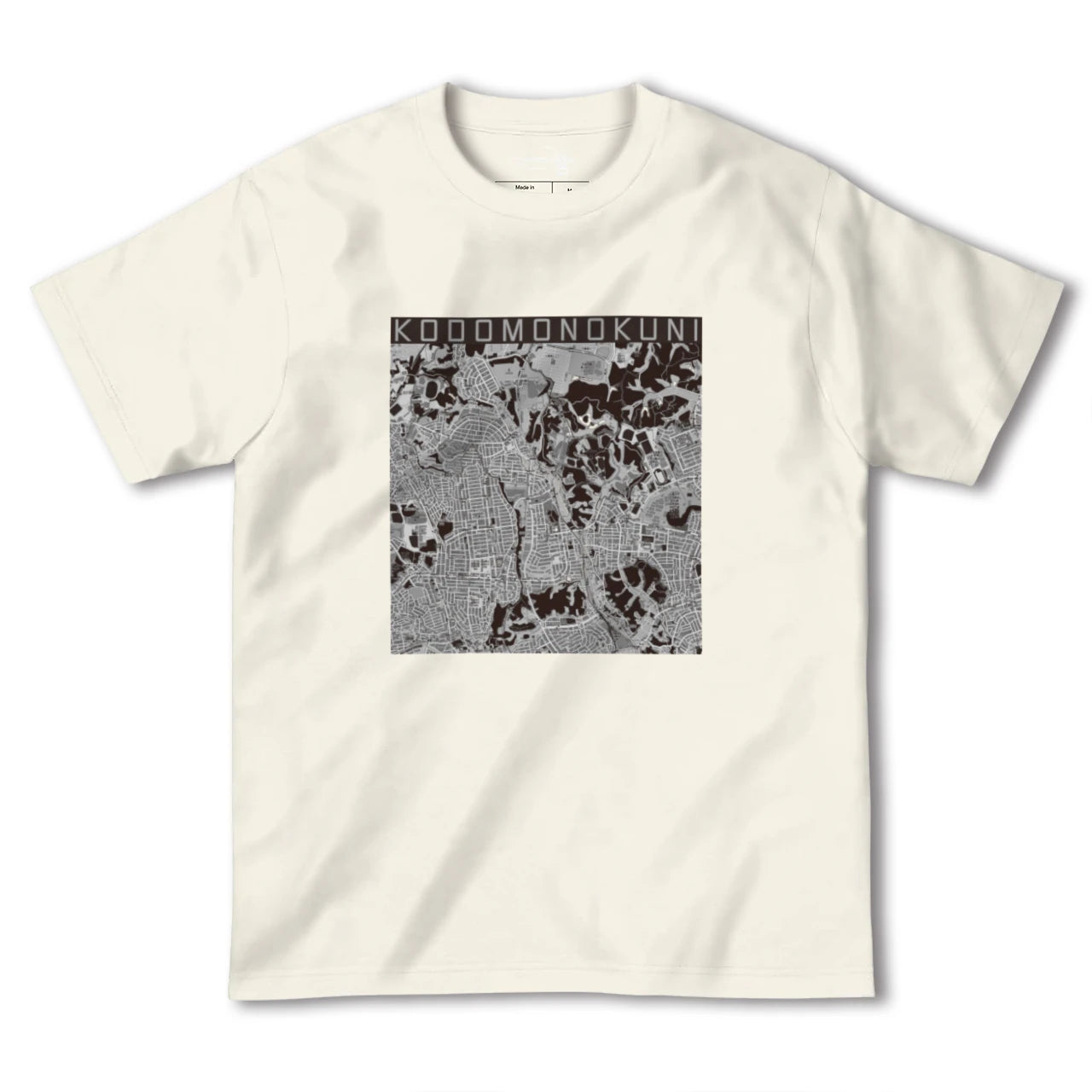 【こどもの国(神奈川県)】地図柄ヘビーウェイトTシャツ