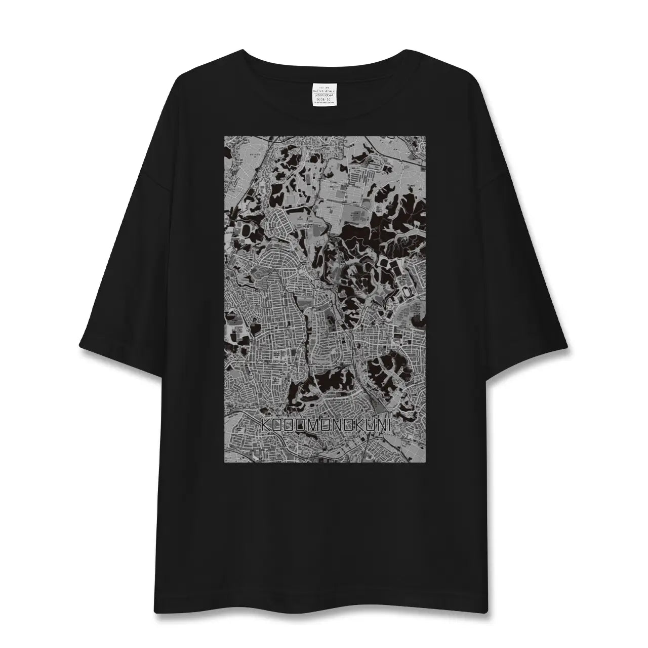 【こどもの国(神奈川県)】地図柄ビッグシルエットTシャツ