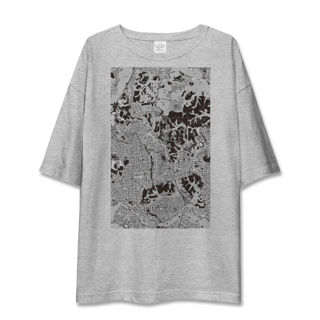 【こどもの国(神奈川県)】地図柄ビッグシルエットTシャツ