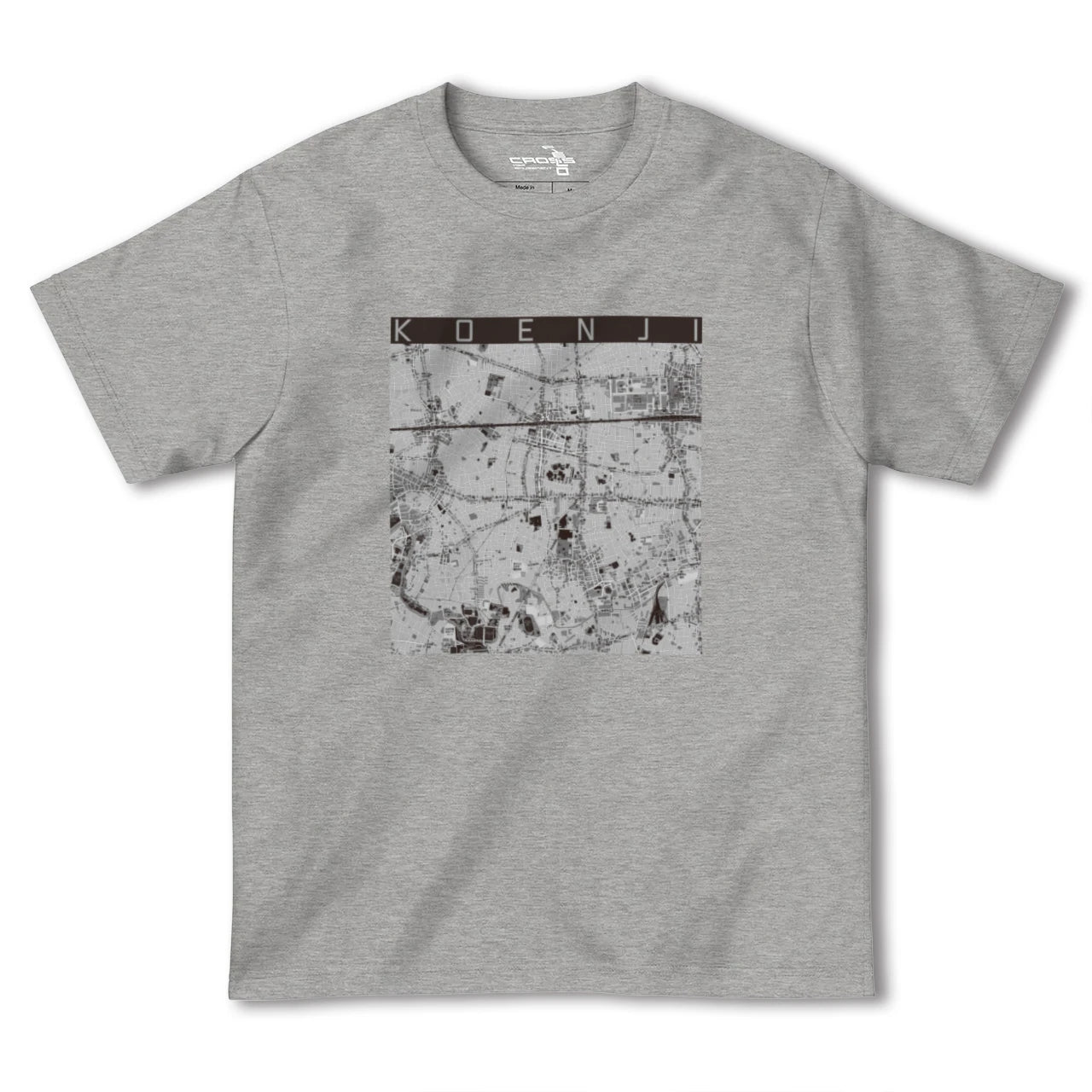 【高円寺(東京都)】地図柄ヘビーウェイトTシャツ