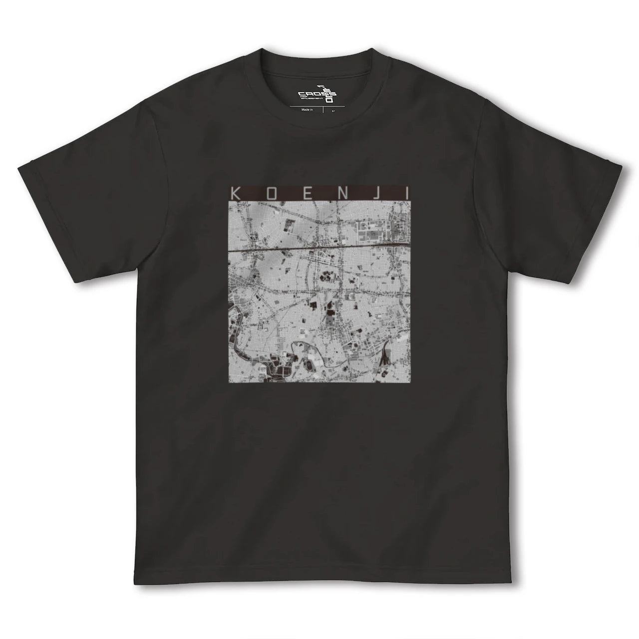 【高円寺(東京都)】地図柄ヘビーウェイトTシャツ