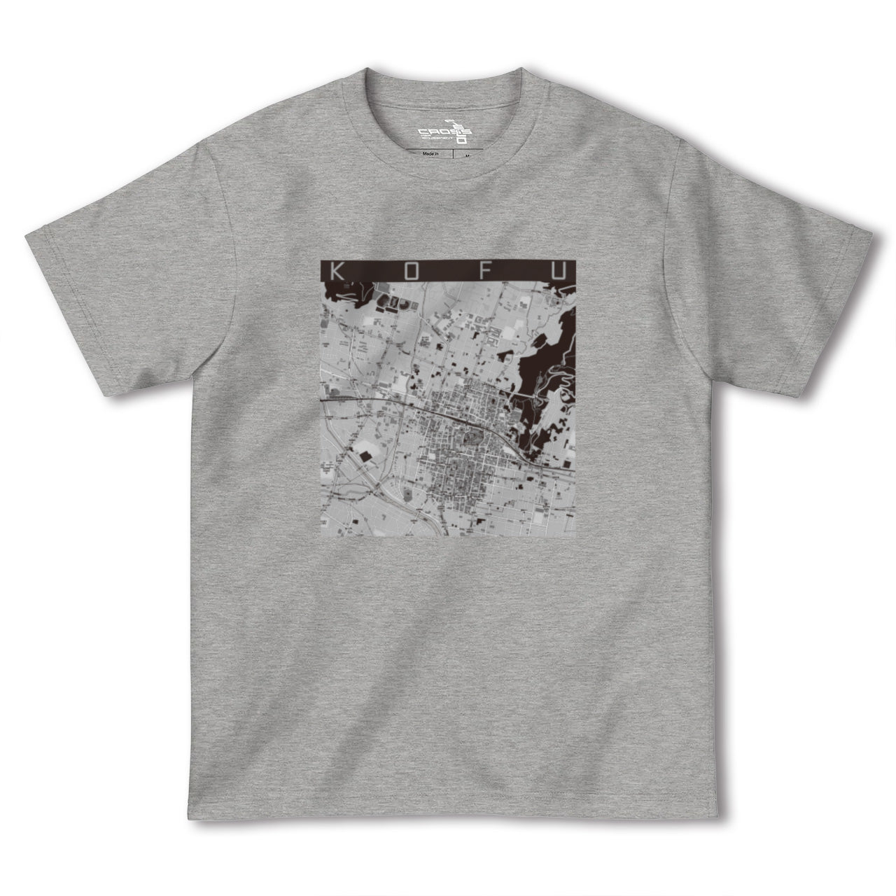 【甲府(山梨県)】地図柄ヘビーウェイトTシャツ