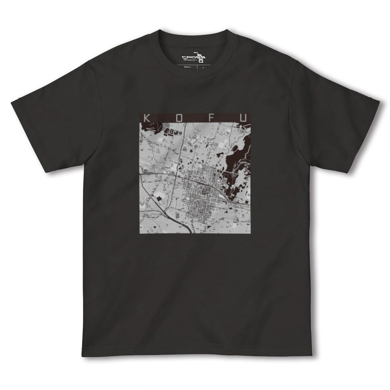 【甲府(山梨県)】地図柄ヘビーウェイトTシャツ