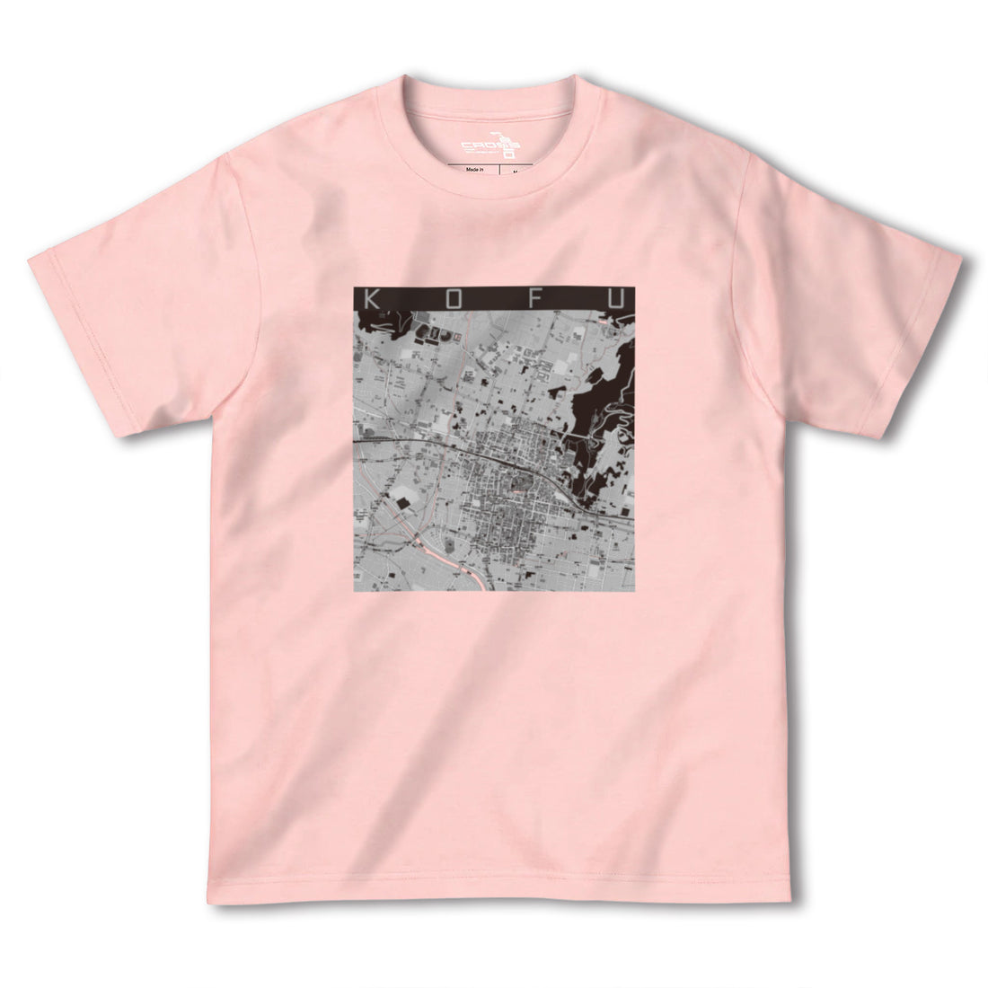 【甲府(山梨県)】地図柄ヘビーウェイトTシャツ