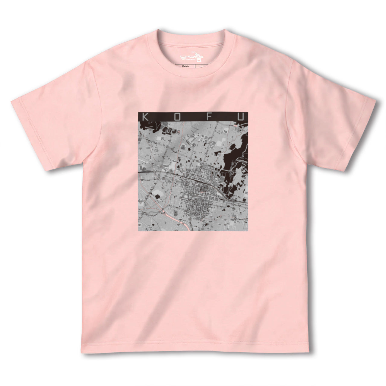 【甲府(山梨県)】地図柄ヘビーウェイトTシャツ