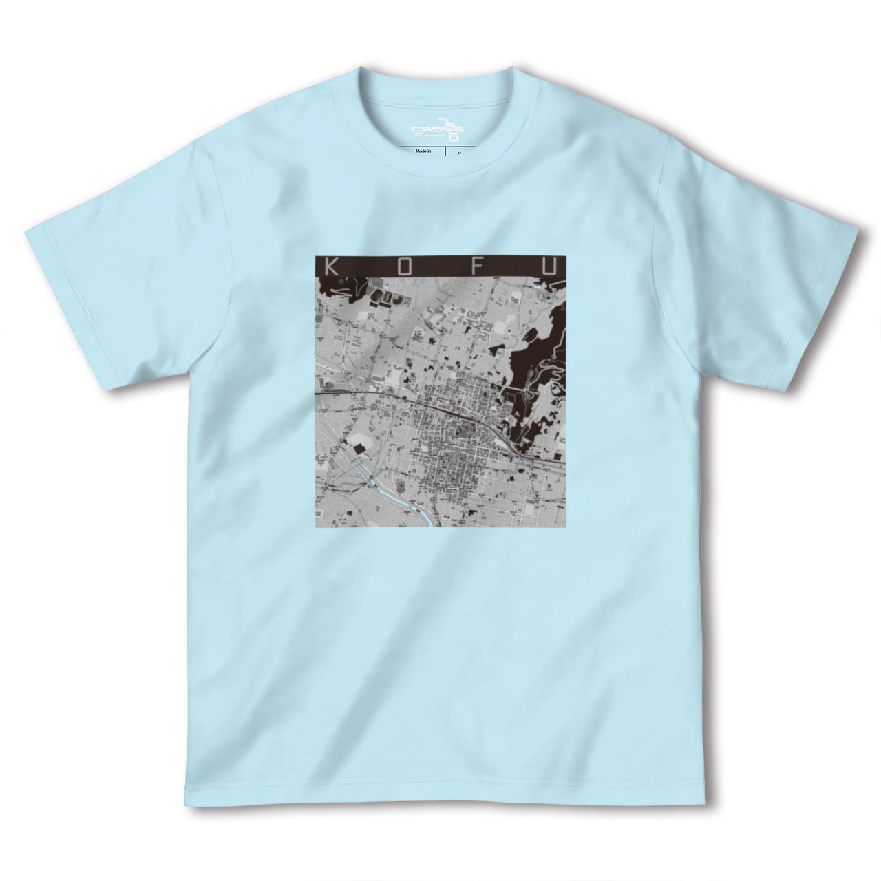 【甲府(山梨県)】地図柄ヘビーウェイトTシャツ