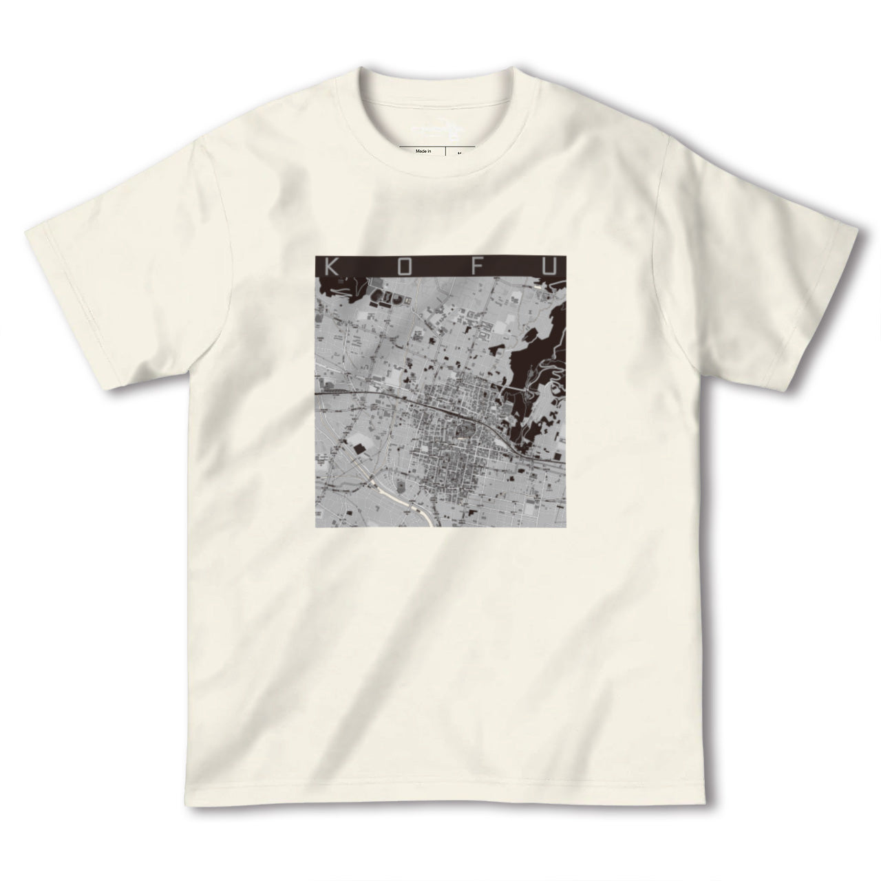 【甲府(山梨県)】地図柄ヘビーウェイトTシャツ
