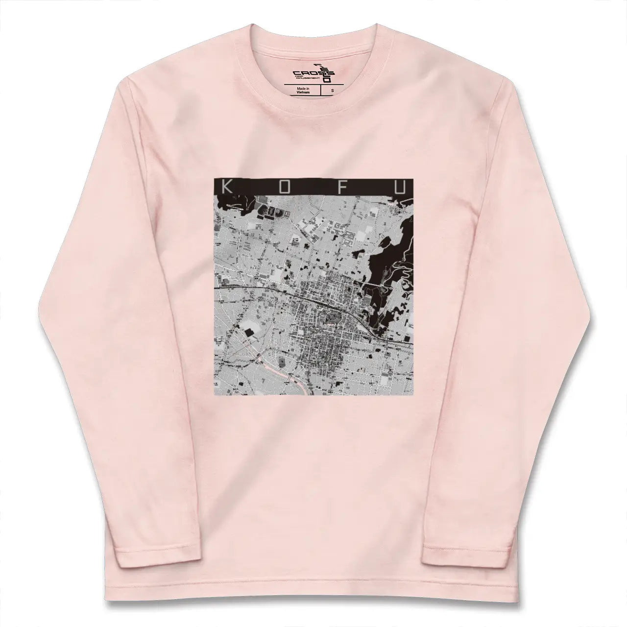【甲府(山梨県)】地図柄ロングスリーブTシャツ