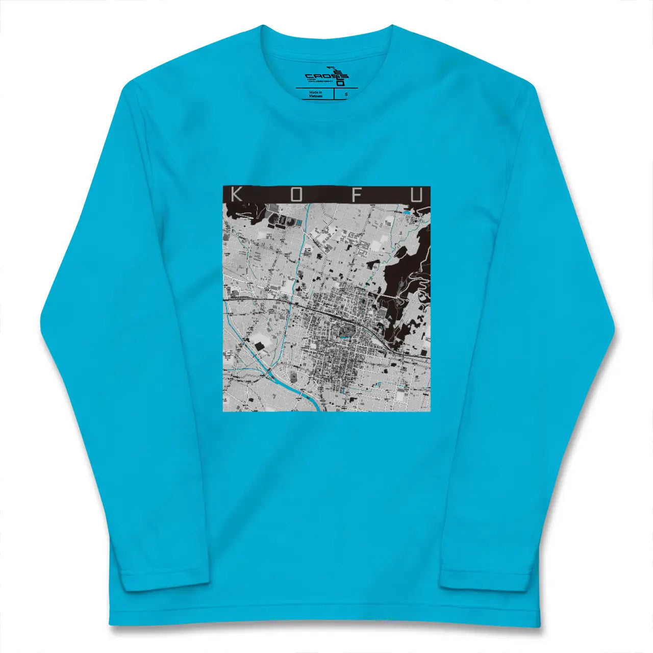 【甲府(山梨県)】地図柄ロングスリーブTシャツ