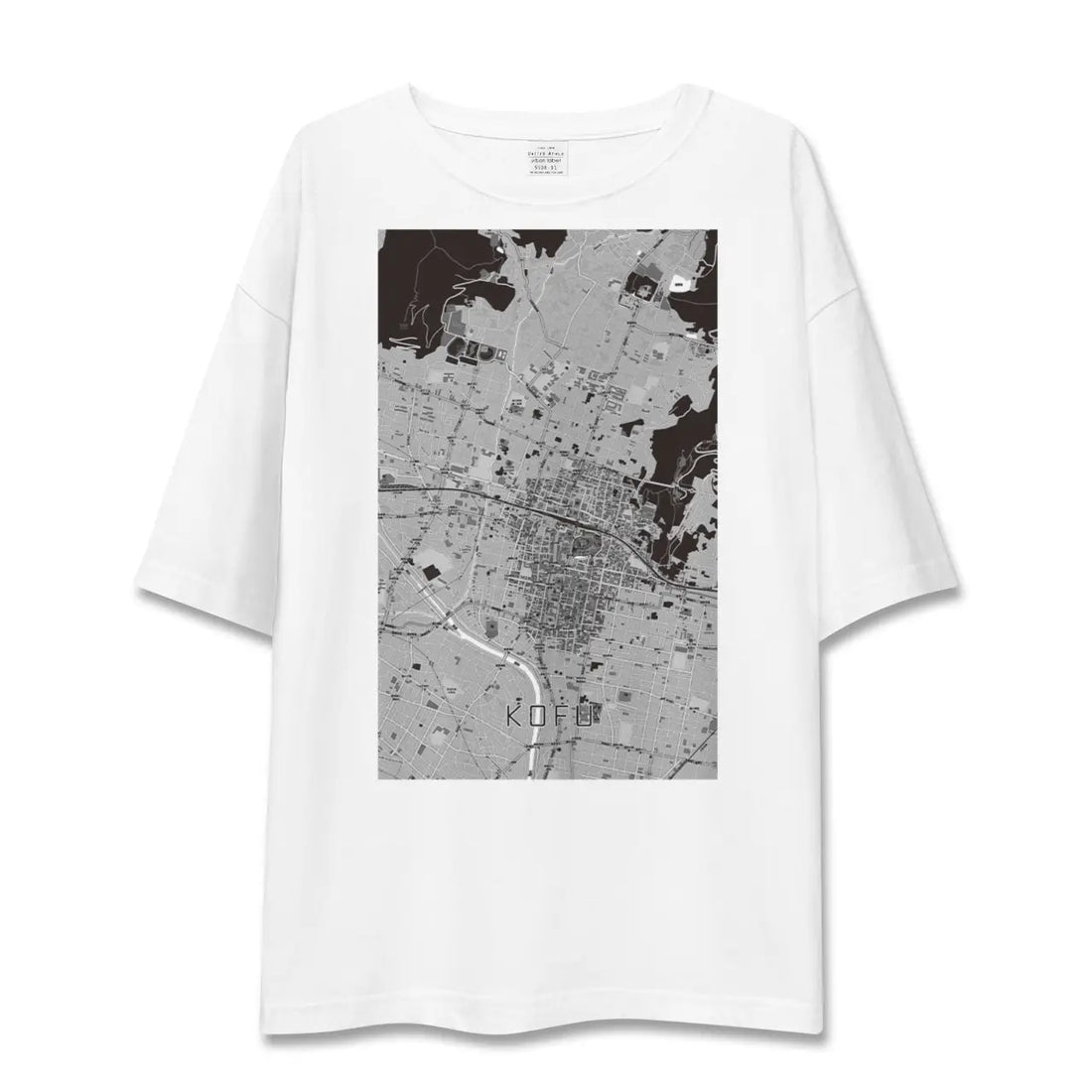 【甲府(山梨県)】地図柄ビッグシルエットTシャツ