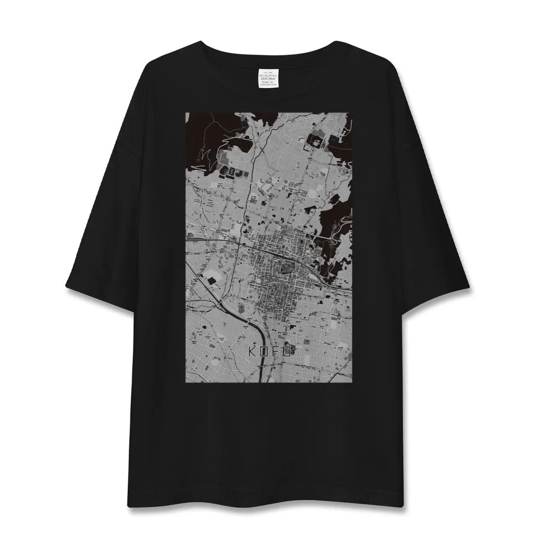 【甲府(山梨県)】地図柄ビッグシルエットTシャツ