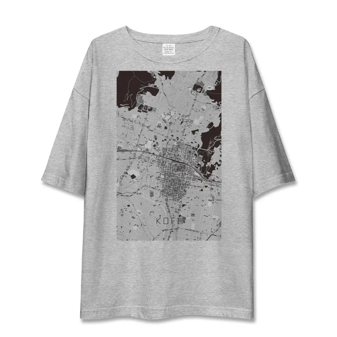 【甲府(山梨県)】地図柄ビッグシルエットTシャツ