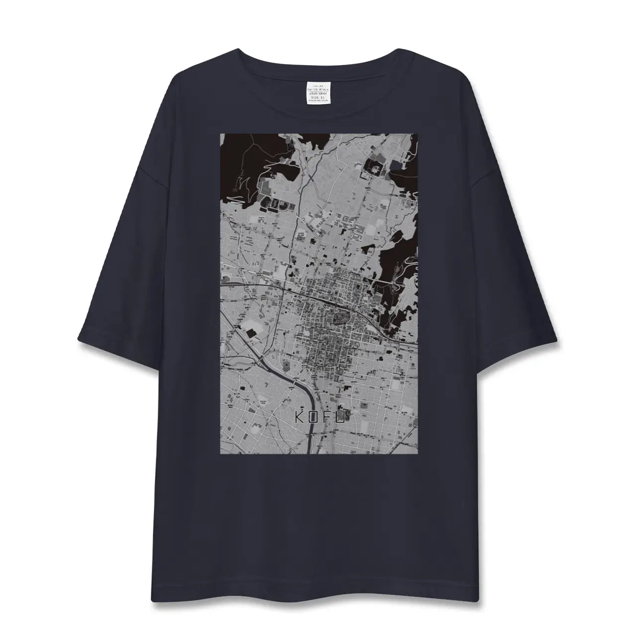 【甲府(山梨県)】地図柄ビッグシルエットTシャツ
