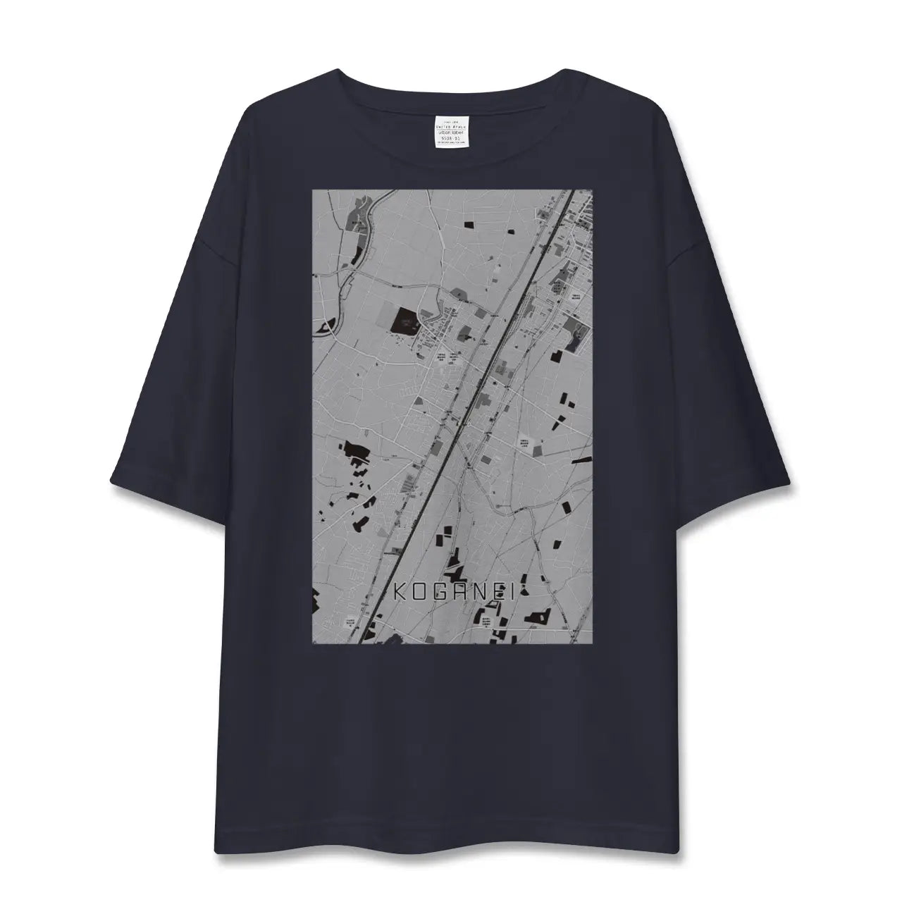 【小金井(栃木県)】地図柄ビッグシルエットTシャツ