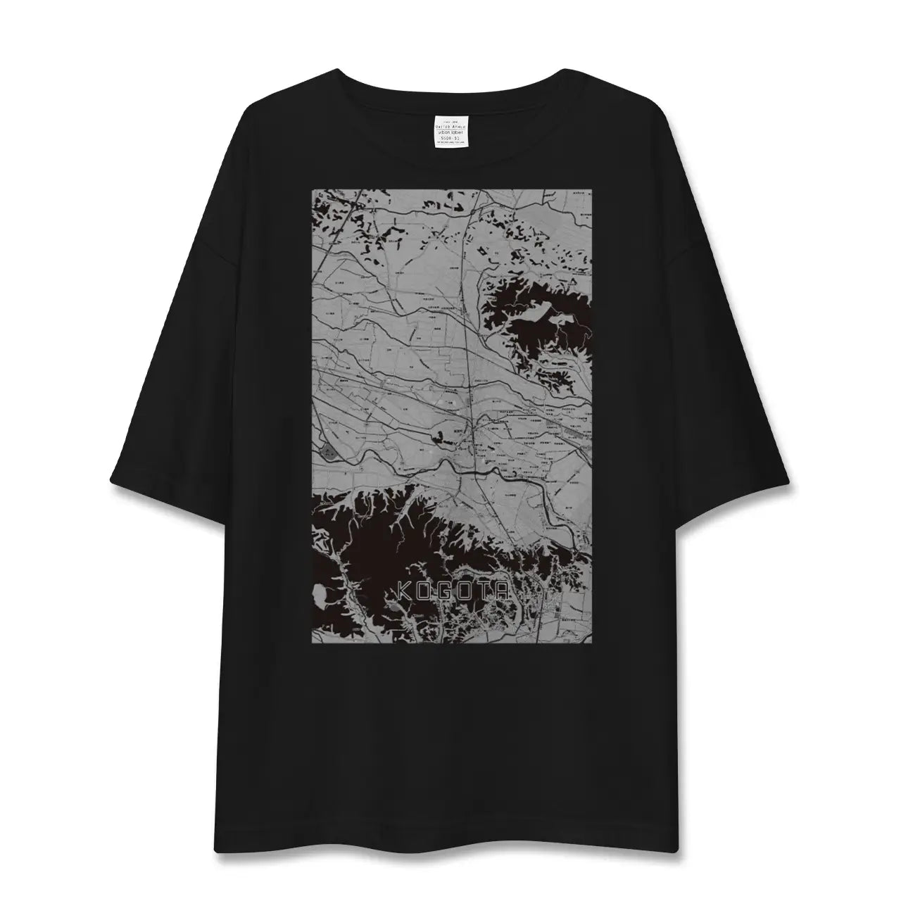 【小牛田(宮城県)】地図柄ビッグシルエットTシャツ