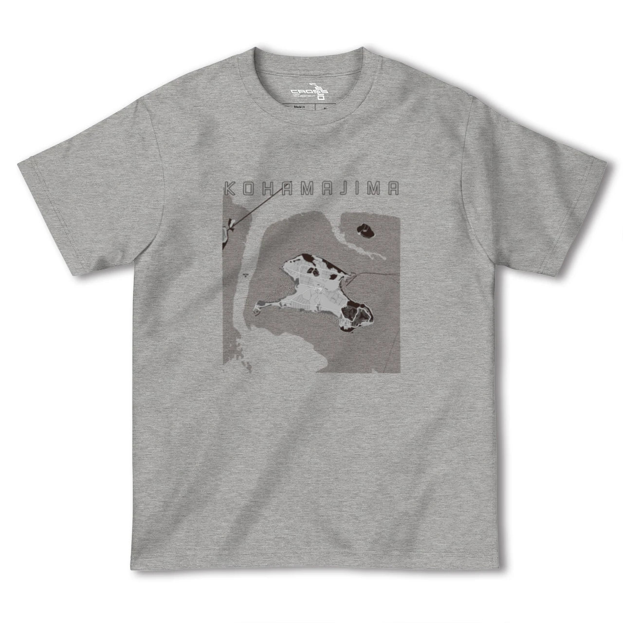 【小浜島(沖縄県)】地図柄ヘビーウェイトTシャツ