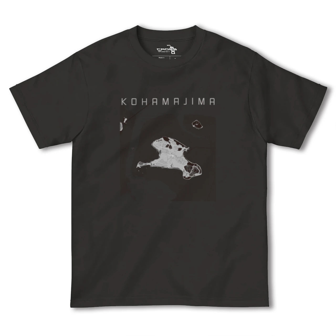 【小浜島(沖縄県)】地図柄ヘビーウェイトTシャツ