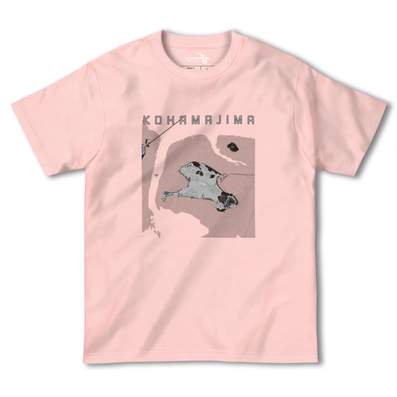 【小浜島(沖縄県)】地図柄ヘビーウェイトTシャツ