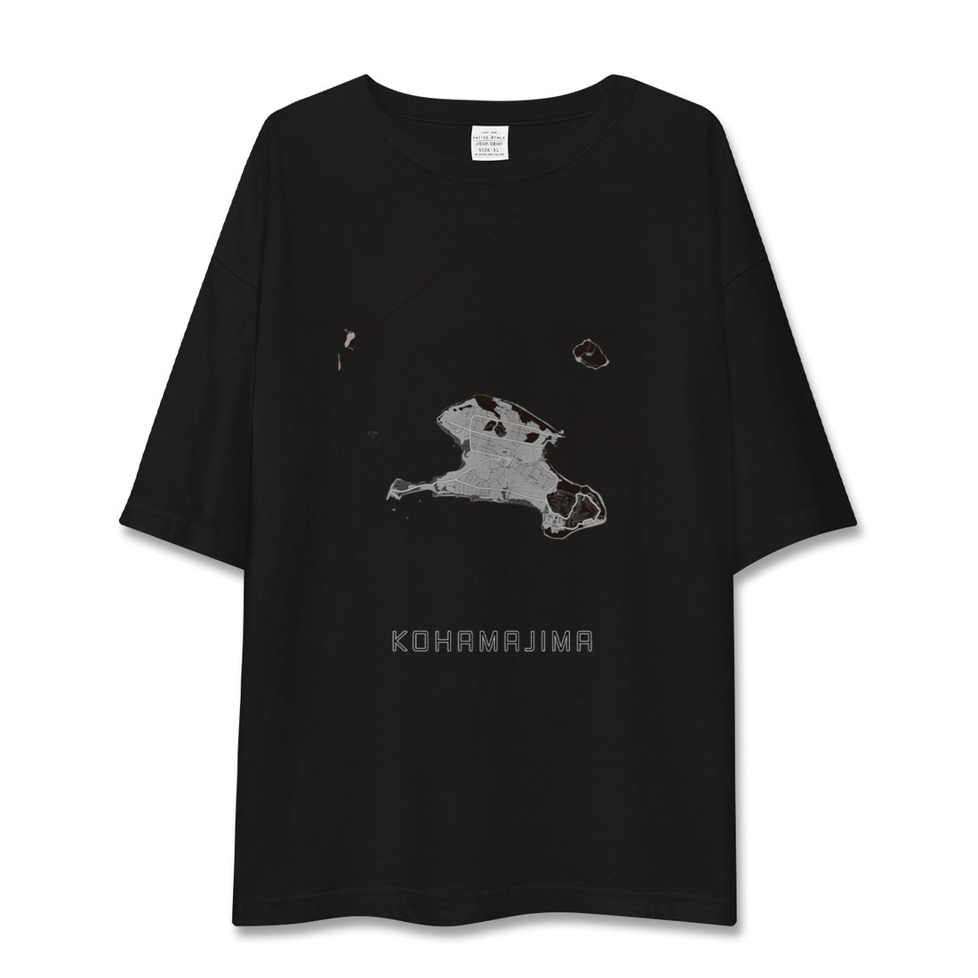 【小浜島(沖縄県)】地図柄ビッグシルエットTシャツ
