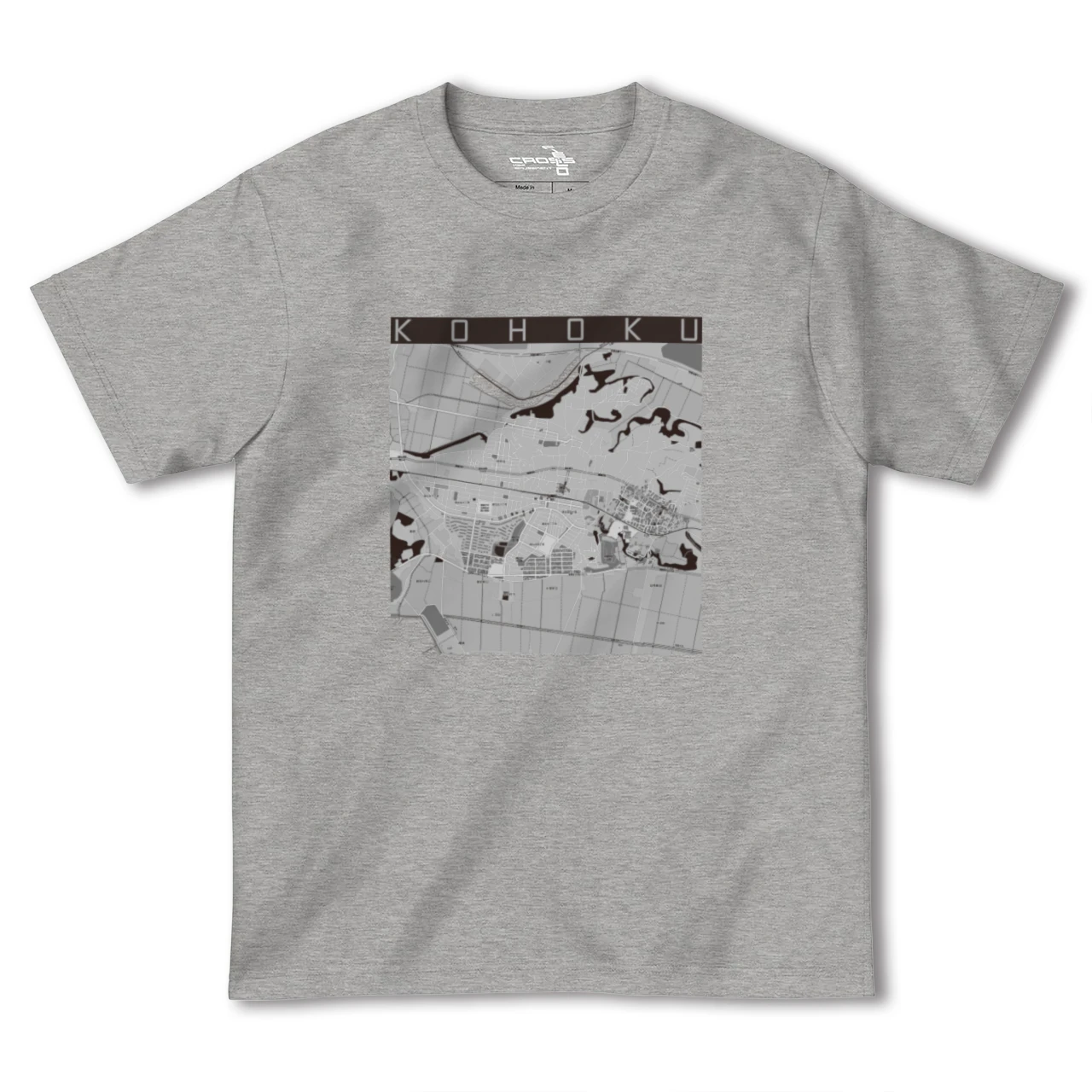 【湖北(千葉県)】地図柄ヘビーウェイトTシャツ