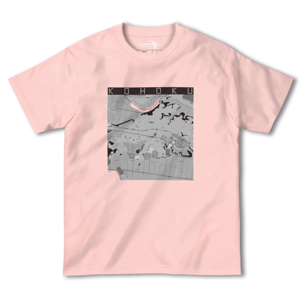 【湖北(千葉県)】地図柄ヘビーウェイトTシャツ