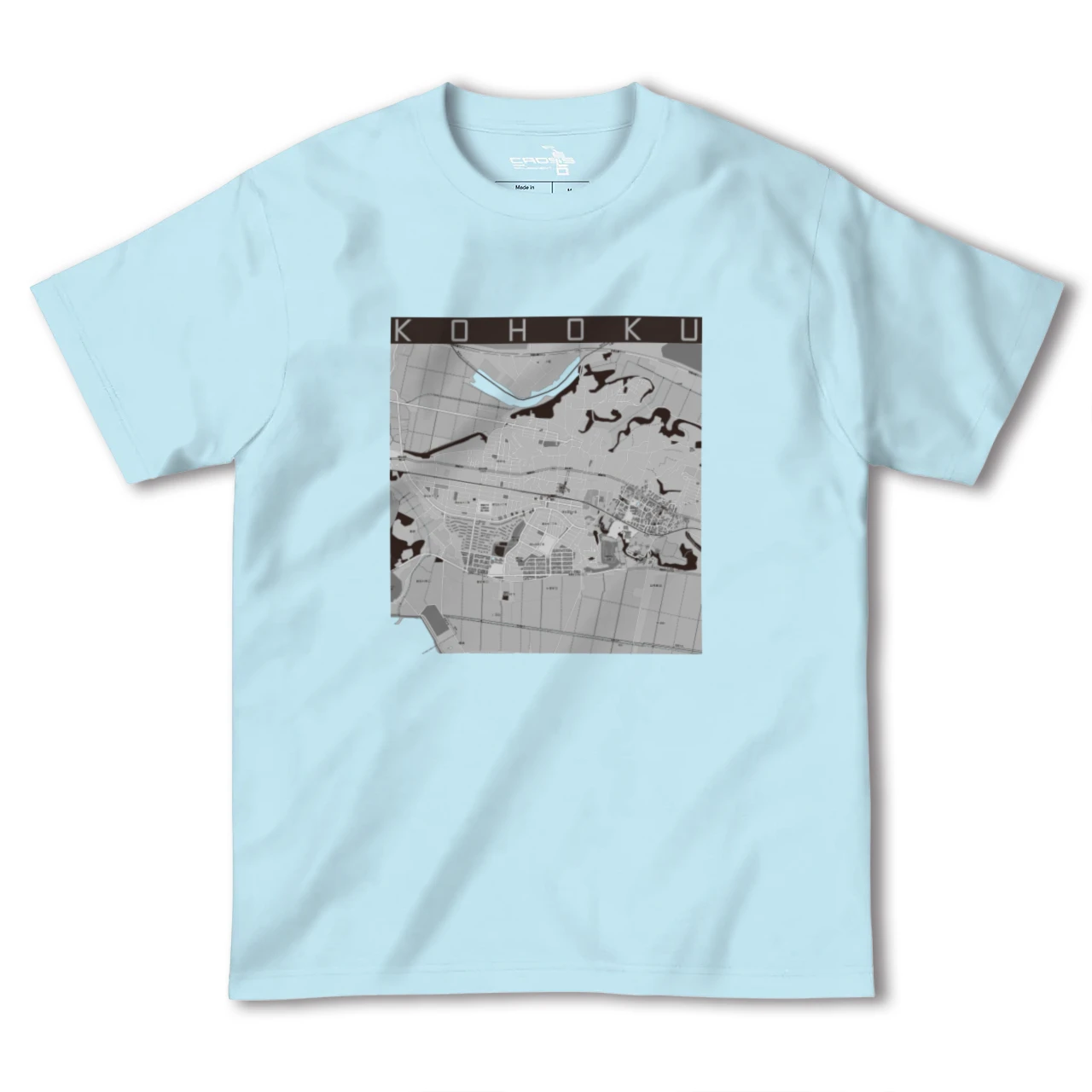 【湖北(千葉県)】地図柄ヘビーウェイトTシャツ