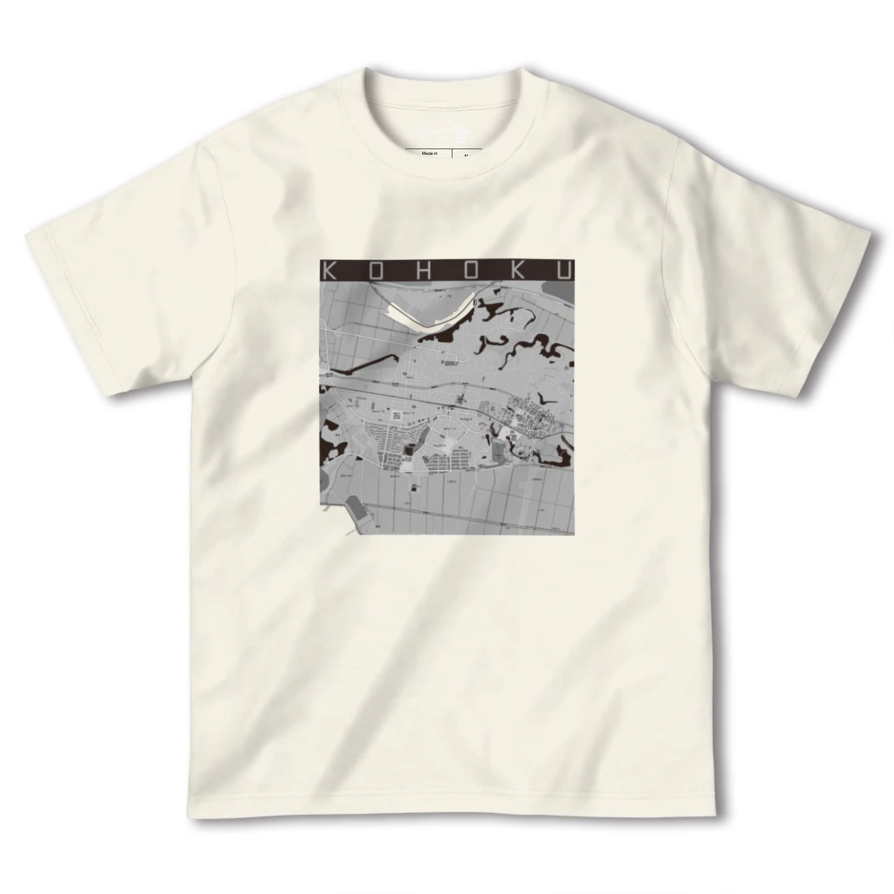 【湖北(千葉県)】地図柄ヘビーウェイトTシャツ