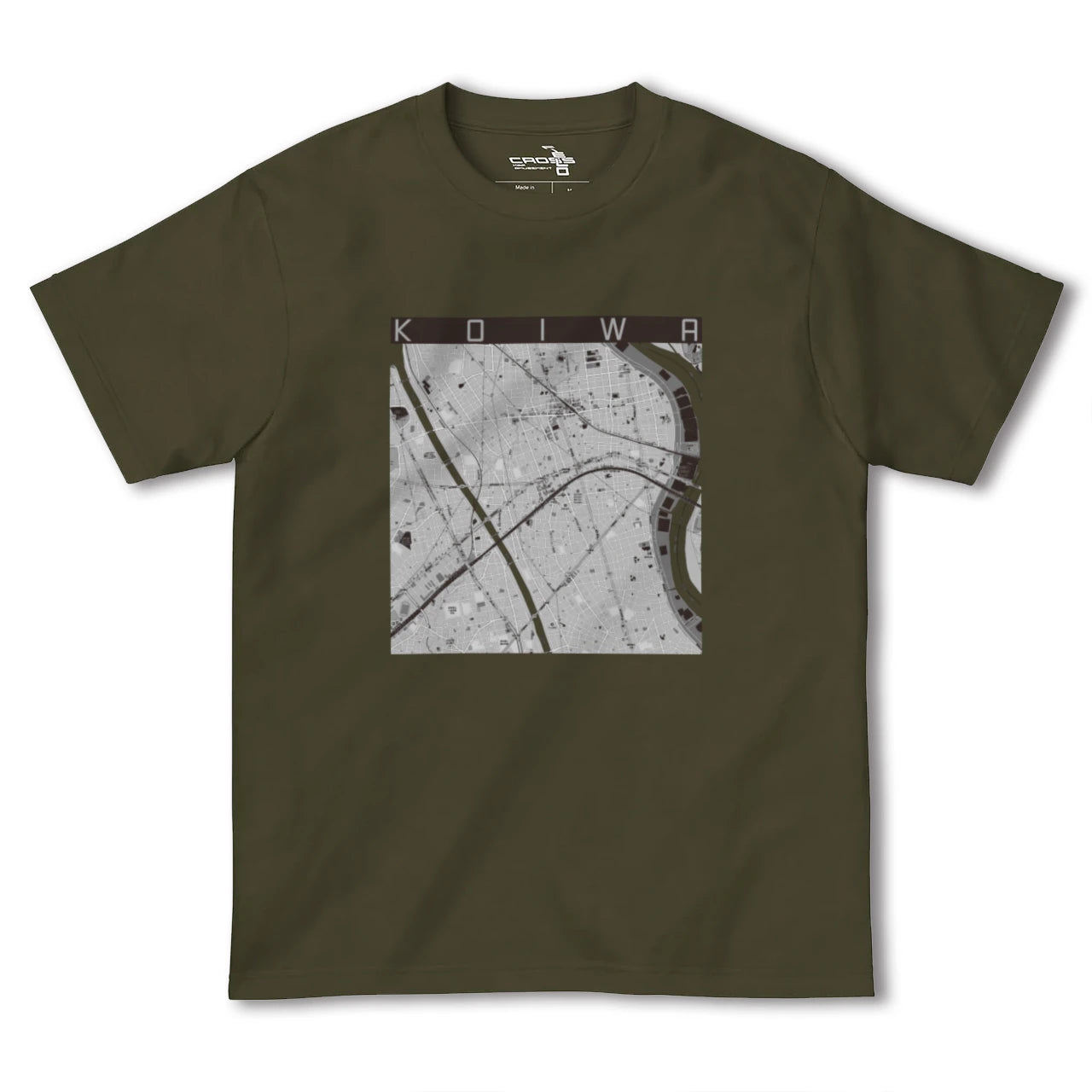 【小岩(東京都)】地図柄ヘビーウェイトTシャツ