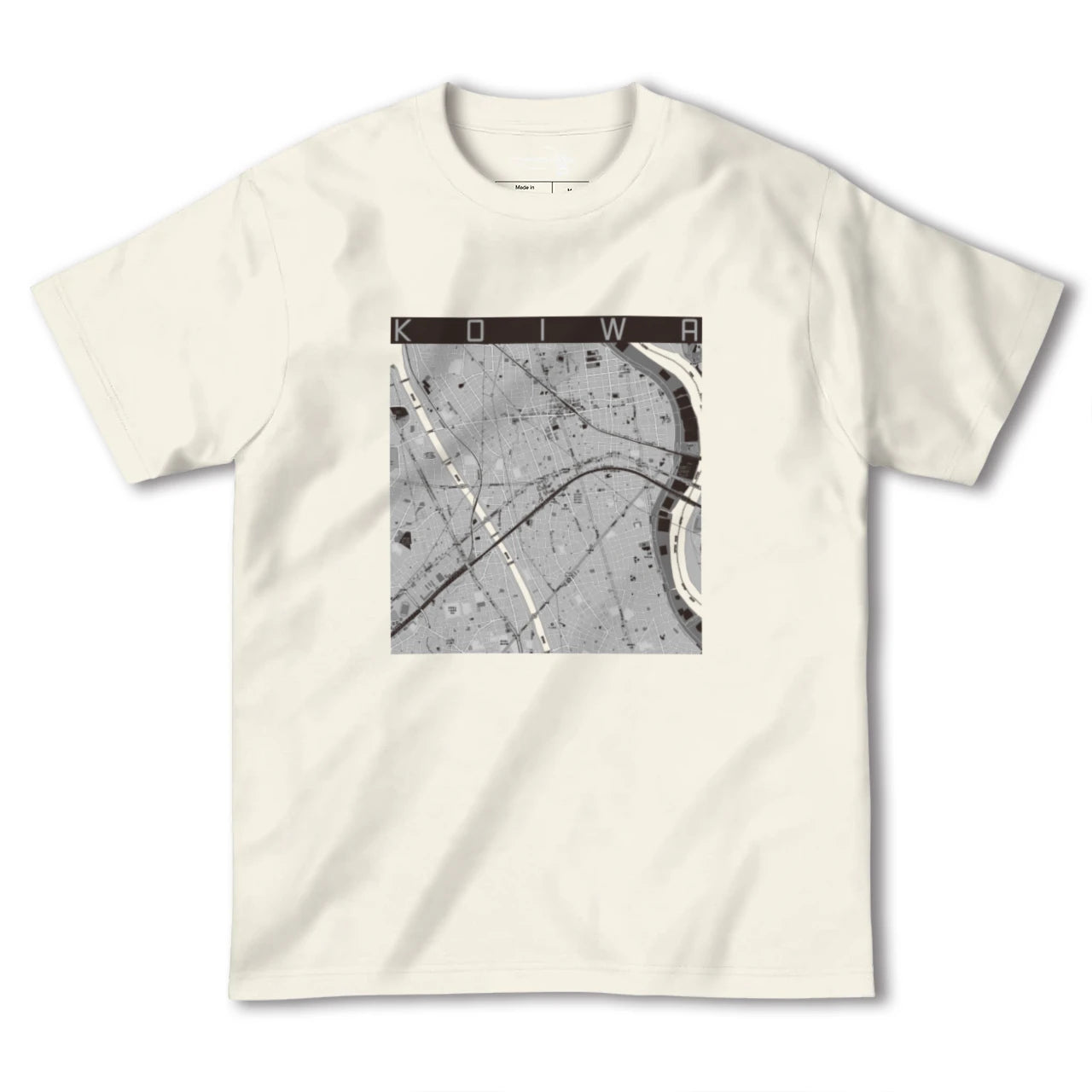 【小岩(東京都)】地図柄ヘビーウェイトTシャツ