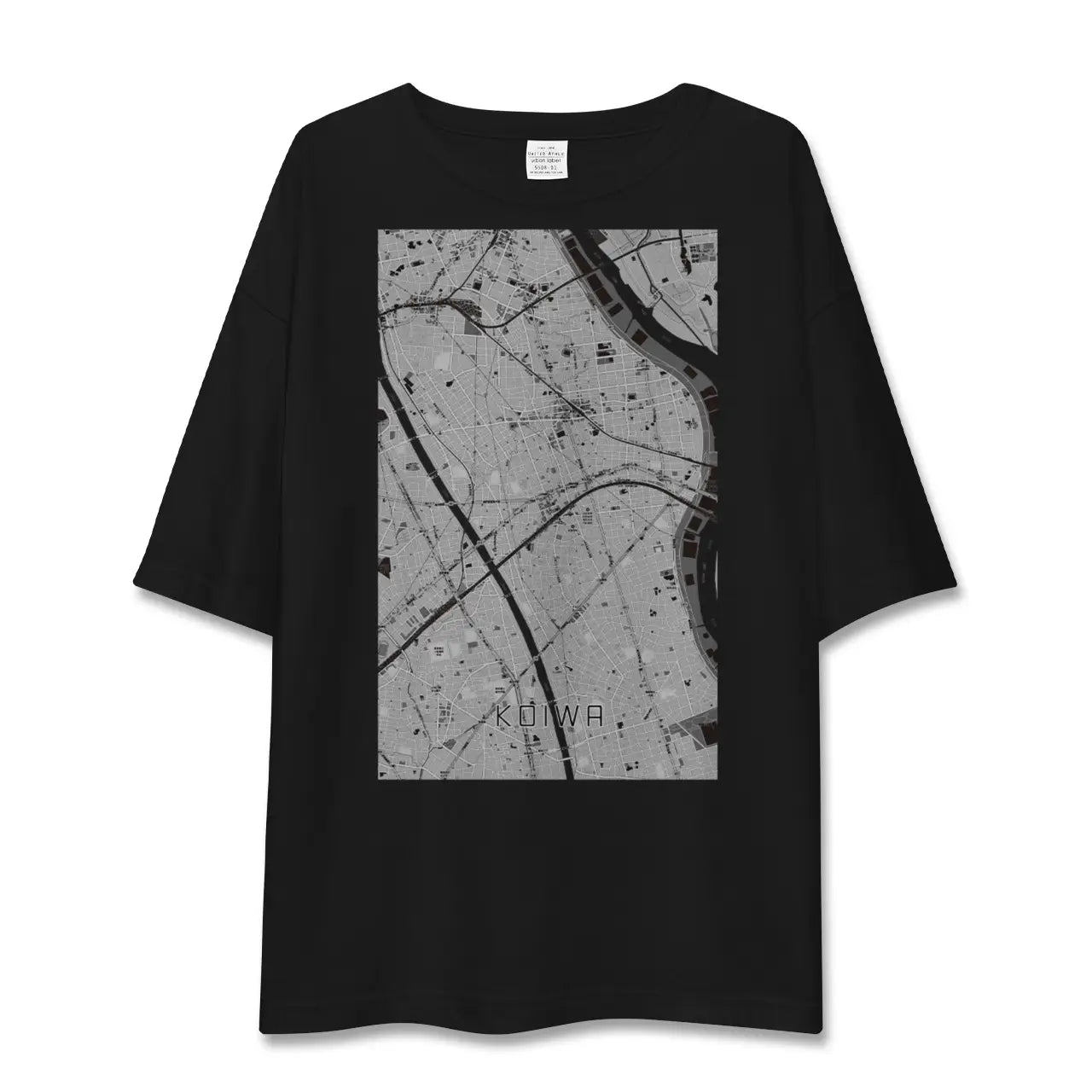 【小岩(東京都)】地図柄ビッグシルエットTシャツ