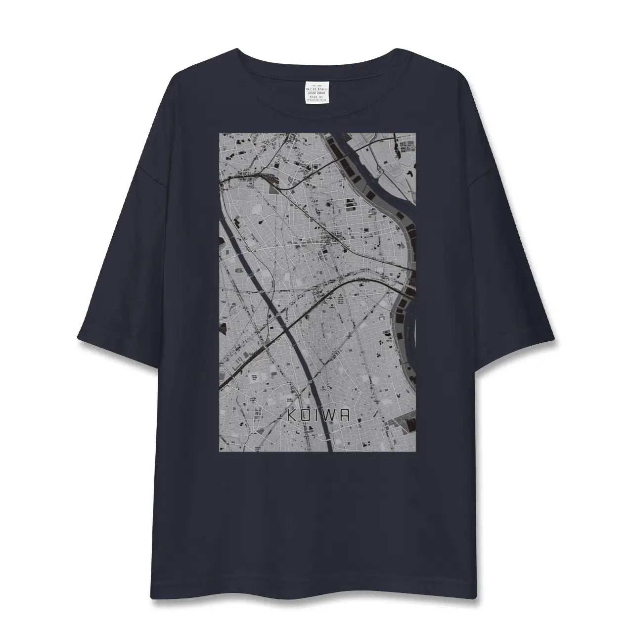 【小岩(東京都)】地図柄ビッグシルエットTシャツ